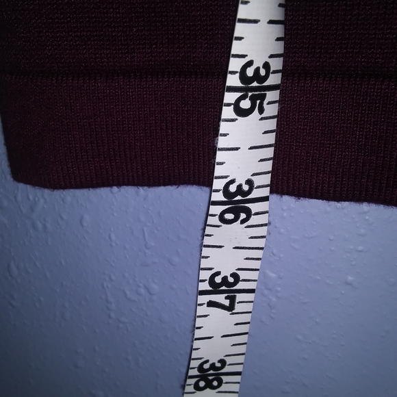 Sparkle Sweater Dress Wine Med - Picture 11 of 11